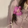 Женская заколка для волос 3D Цветочный декор с сильным захватом и заколкой для волос Фотосессия