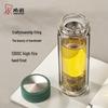 Heenoor Double-Layer Glass Business Tea Mug