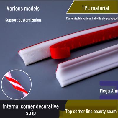 Самоклеящаяся угловая лента для заполнения швов для потолочного и стенового плинтуса