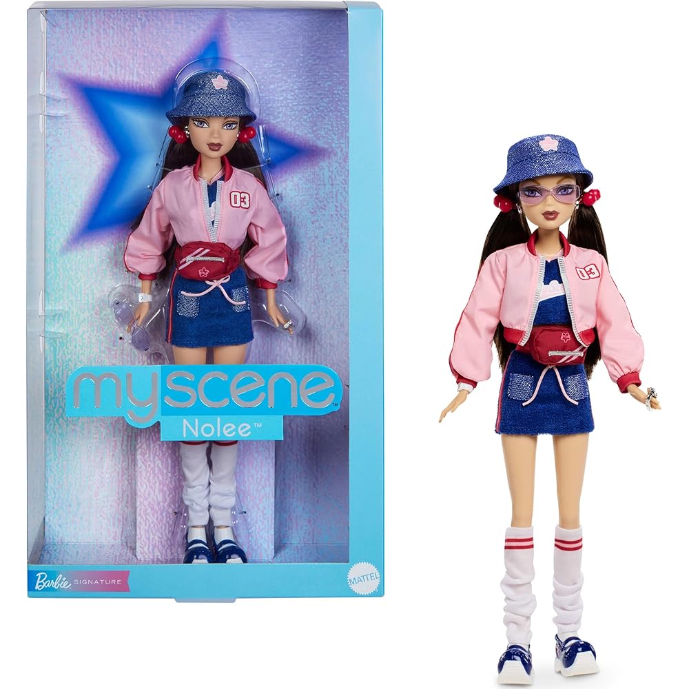 Игровой набор Barbie My Scene Nolly Signature Черная кукла с домом для ролевых игр Возраст 6+