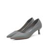 Fashion Pumps Women Shoes Soft Leather Solid Color Single Shoes for Womens  New Pointed Bare Color High Heels Womens Tacones Mujer
