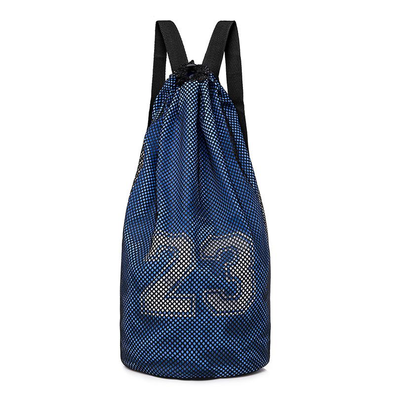 Large Capacity Oxford Cloth Mesh Basketball Bag Football Bag Table Tennis Bag Badminton Volleyball Bag Foldable Storage Bag