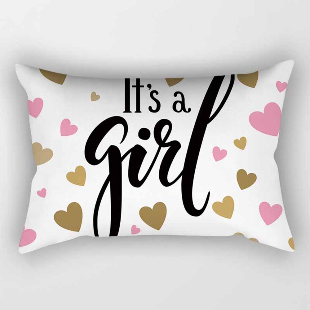 Розовая геометрическая полоса, прямоугольная наволочка 30*50 см, диванная подушка для объятий, наволочка для гостиной, спальни, стильный домашний декор