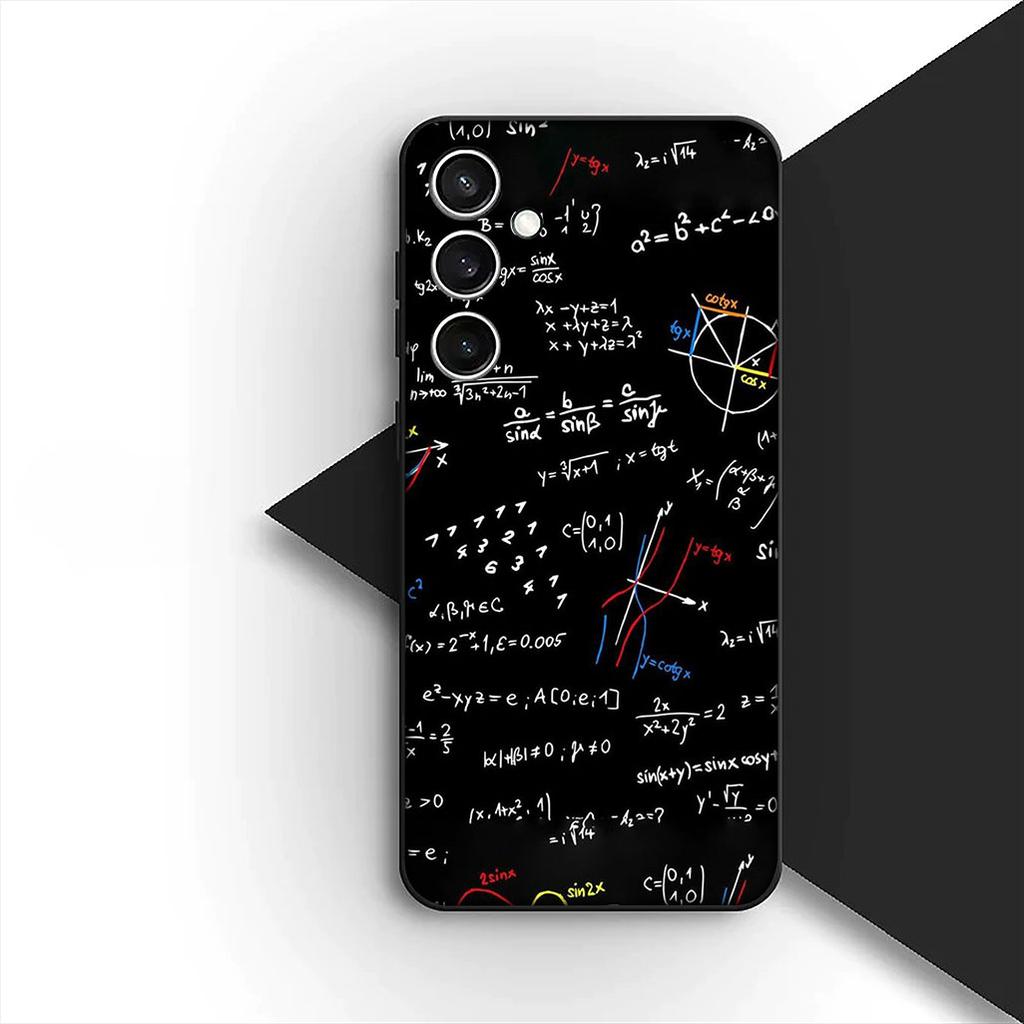Химико-математическое уравнение Формула Чехол для телефона для Samsung Galaxy S20 S22 S21 FE Ultra Plus A07 A17 A15 A16 A25 A57 A37