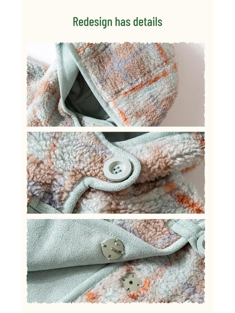 Зимнее детское пальто из овечьей шерсти 2025: Модная замшевая верхняя одежда для мальчиков и девочек