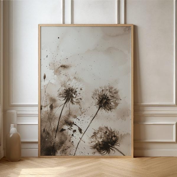 Minimalist Boho Plant Leaf Flower Poster Modern Floral Botanical Canvas Scandi Wall Art for Living Room Home Decoration