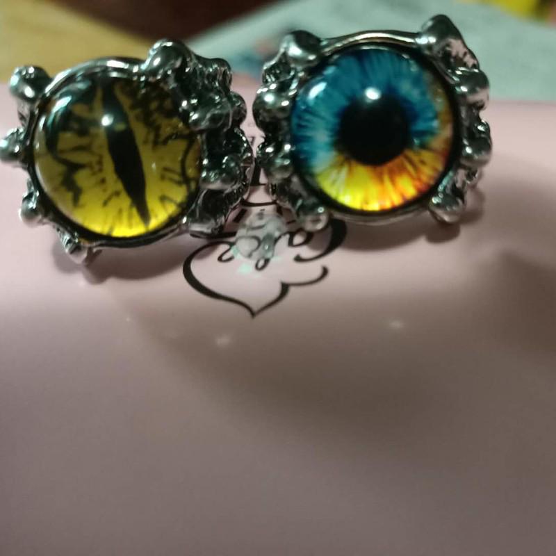 Ретро Панк Кольцо Дракон и Орлиный Коготь - Нержавеющая Сталь Открытый Дизайн для Мужчин и Женщин