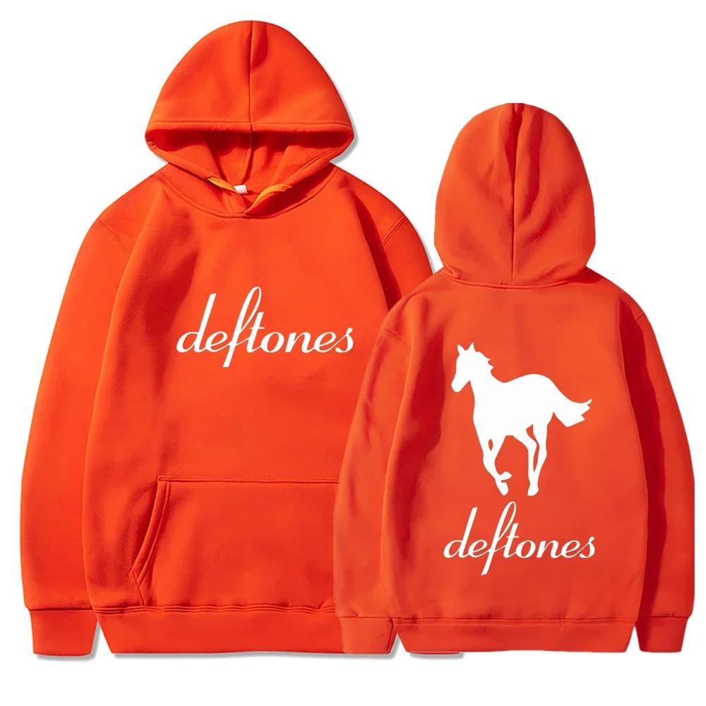 Новый осенне-зимний модный бренд Deftones худи мужская мода с длинным рукавом женский повседневный уличный пуловер в стиле Харадзюку