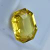 Sapphire Yellow Unique Color Emerald Cut 7.20Ct Natural Loose Gemstone CERTIFIED AR-182