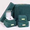 Octagonal Jewelry Display Holder Luxury Jewelry Storage Case Portable Ring Bearer Box  Ring