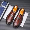 Кожаные мокасины мужские повседневные туфли деловые брендовые мужские мокасины дышащие туфли для вождения высшего класса люкс мужские итальянские