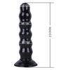 Orirya Anal Plug Suction Cup Anal Expansion SM Goods Soft PVC Anal Plug Anal Goods for Women Adult Goods Adult Toys Adult Goods for Men Black