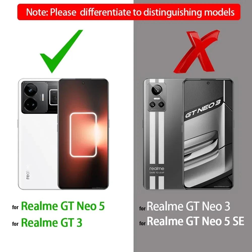 Капа для Realme GT Neo 5, чехол, защитное кольцо для объектива камеры, задняя крышка-подставка для Xiaomi Realme GT Neo 5, броня, принципиально
