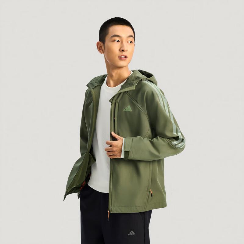 adidas Универсальная мужская спортивно-повседневная тканая куртка