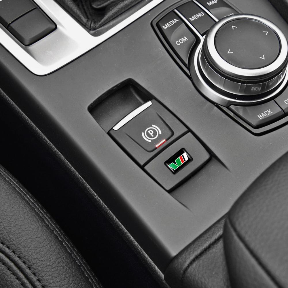 NYDM6 3D Car Epoxy Badge Interior Stickers Decoration Accessory For Skoda Kodiaq Octavia Enyaq Kamiq Scala Rapid Superb Karoq MK2 MK3