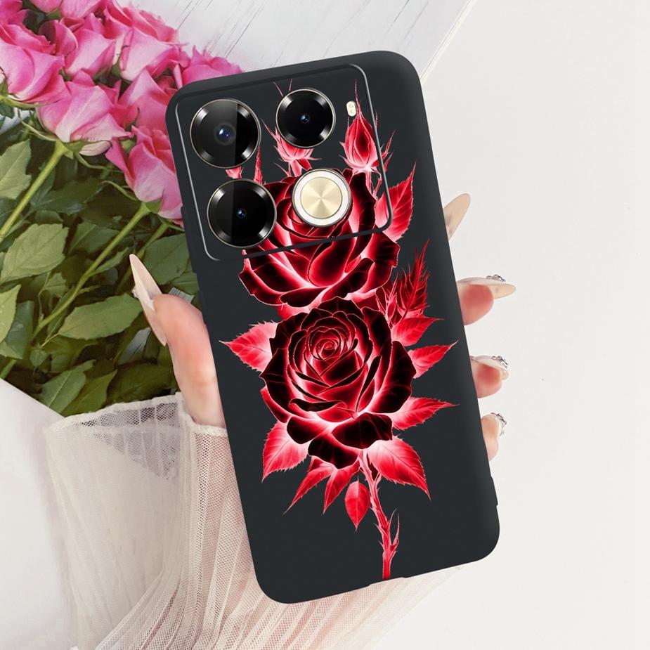 For Infinix Note 40 40X 5G Case X6852 New Butterfly Painted Cover Soft Silicone Case For Infinix Note 40 Pro Plus Note40 X Shell