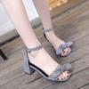 Fashion Sandal for Women Summer New Elegant Butterfly Block Heels Chunky Sandals Wedge Plaid Fashion Chunky Women's Shoes Trend 2024 Hot