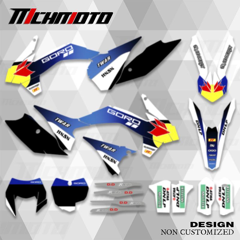 MCHMFG Для KTM SX SXF XC XCF 2013 2014 2015 EXC XCW 2014 2015 2016 Мотоциклетные Графические Наклейки Наборы Номер Имя