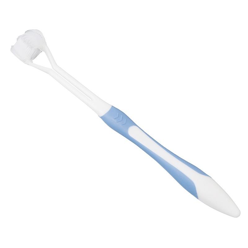 Нано-трехсторонняя зубная щетка для чистки полости рта, зубная щетка для ухода за деснами