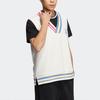 adidas Жилет унисекс с V-образным вырезом и полосатым принтом Color-Block бежевый IJ6610