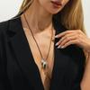 IngeSight.Z Минимализм Ретро Регулируемая веревочная цепочка Ожерелье для женщин Креативный кулон-пони Колье Мода Украшения Новое