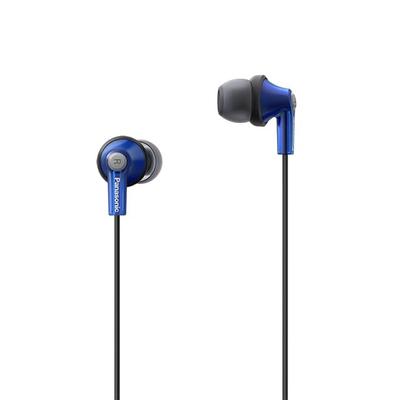 Panasonic Наушники Canal проводные с микрофоном синие RP-HJE150M-A