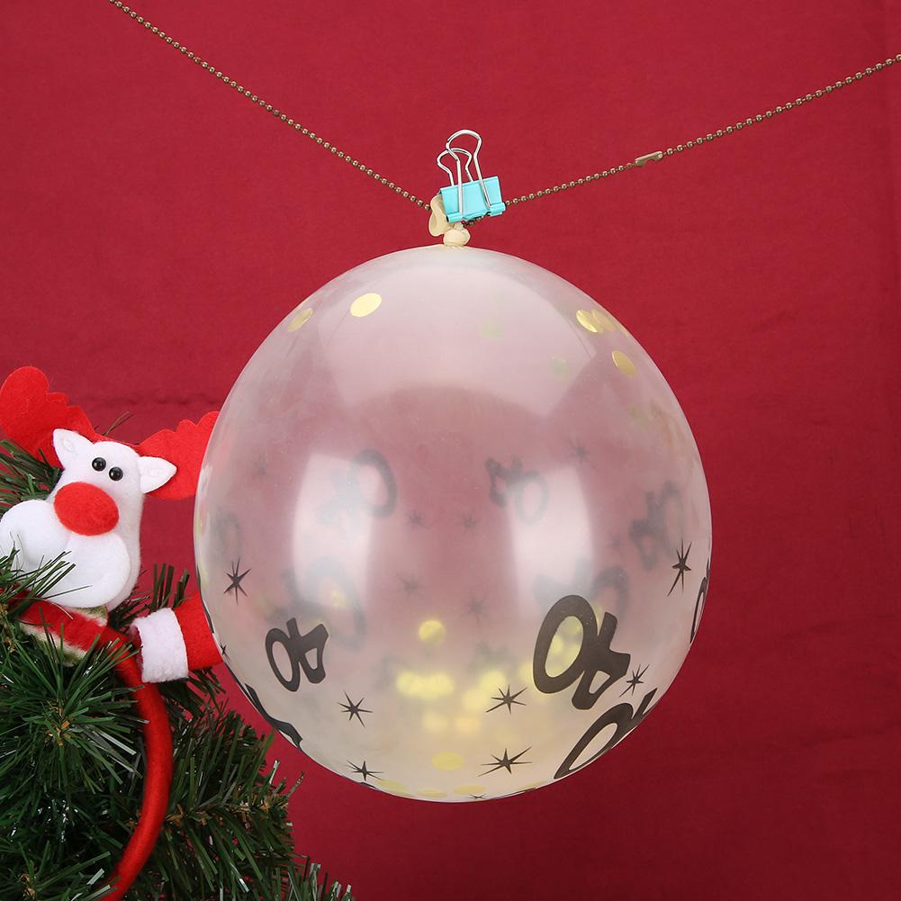 10Pcs Latex Transparent Balloon with Nnumber 40 Pattern for Birthday Party Wedding Anniversary Decorate