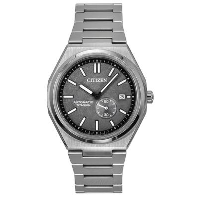 Мужские часы Zenshin Super Titanium Grey Dial с автоматическим механизмом NJ0180-80H 100M
