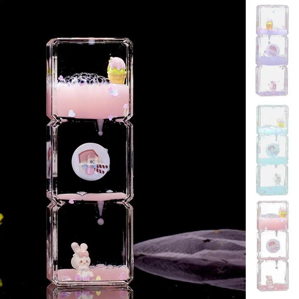 Креативные Жидкие Песочные Часы Акриловые Песочные Часы Таймер Игрушки Подарки Настольные Украшения Украшение для Офиса