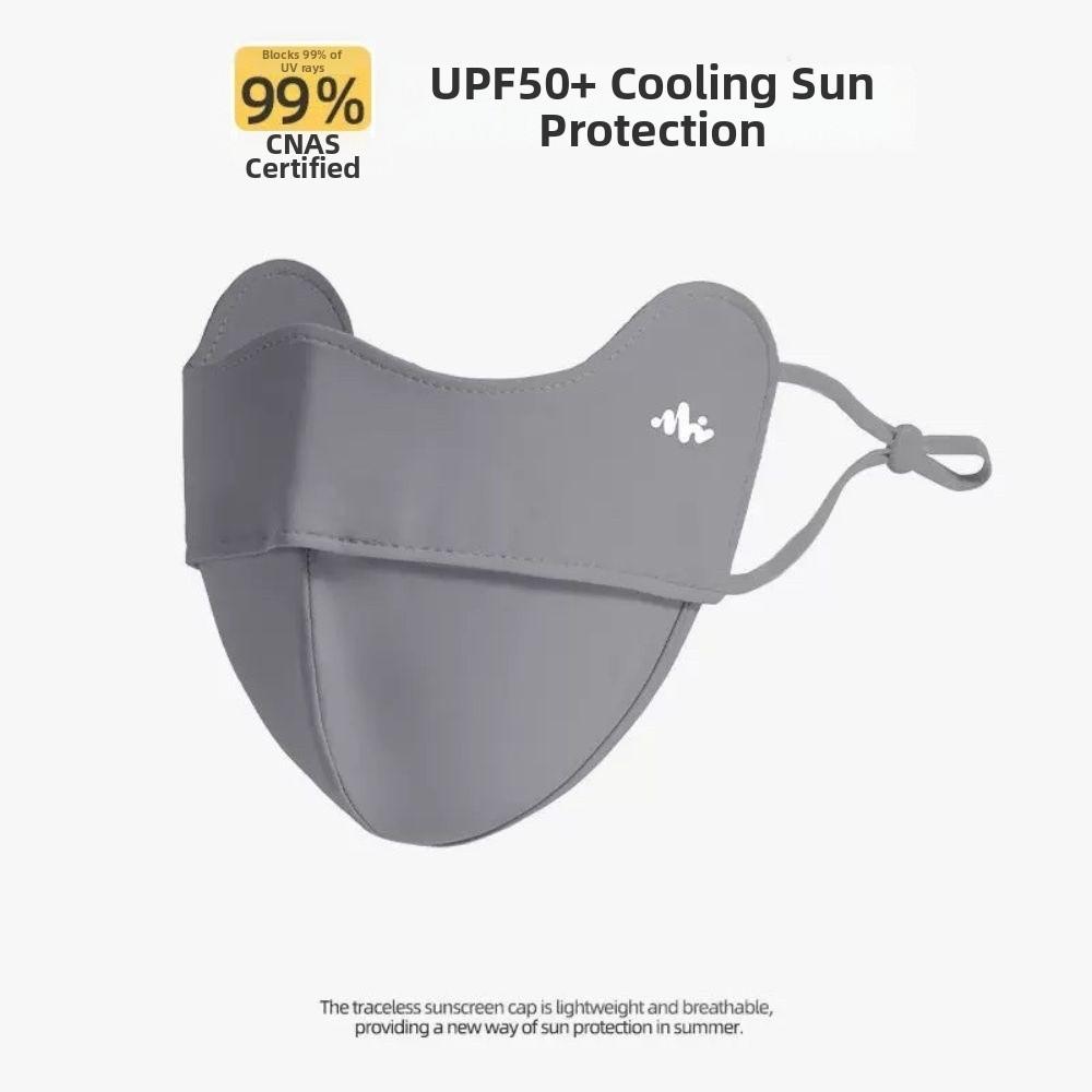 UPF50+ Sunscreen Face Mask Contour The Face Facekini Reusable UV Protection Face Cover Summer