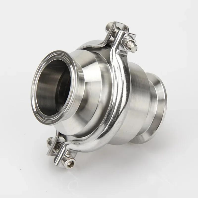 3/4'' 1'' 1.5'' 2'' 2.5'' Санитарный обратный клапан Tri Clamp Односторонний поток Нержавеющая сталь SS 304