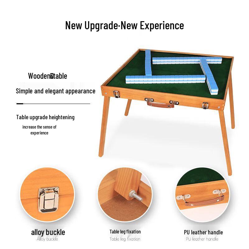 Portable Folding Mahjong Travel Set