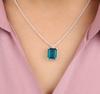 Natural Apatite Gemstone 925 Sterling Silver Jewelry Handcrafted Pendant 0.69" PP-58-4