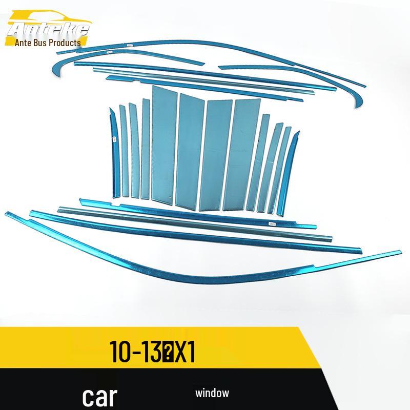 10-13 X1 Car Window Trim Stainless Steel Anti-Scratch Bright Strip Accessories