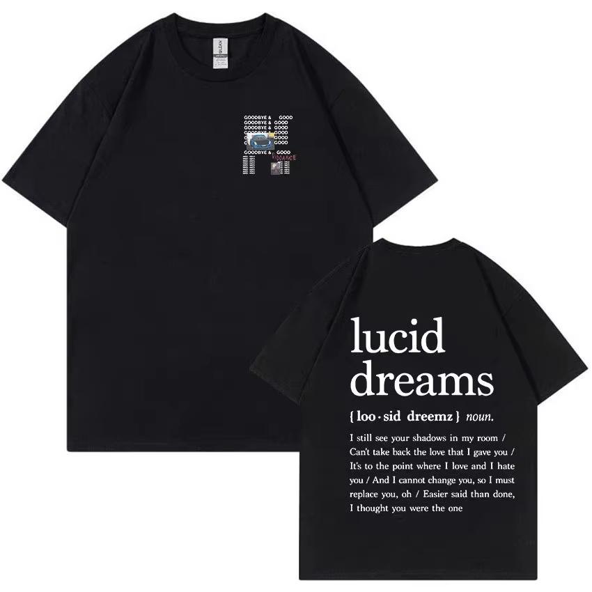 2026 Juice Wrld Rapper Graphic Print TShirt Summer Casual Mens Cotton Short Sleeve Round Neck Loose Fit Urban Style Tee