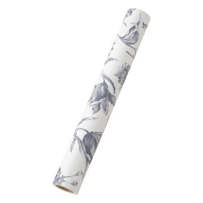 Francfranc Съемные обои, Лилия, 45см x 250см, Серый