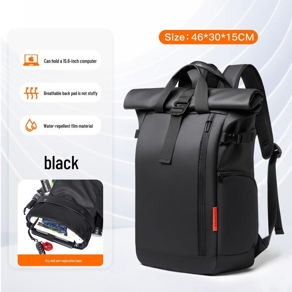 TANGCOOL Men's Fashion Trend Casual Student Laptop Backpack