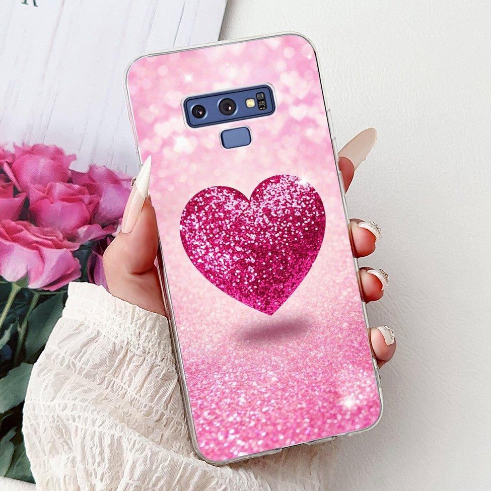 Прозрачный чехол для Samsung Note9 Милый Кот Модный Роскошный Расписной Мягкий Чехол для Телефона для Samsung Galaxy Note 9 Case SM-N9600 SM-N960F