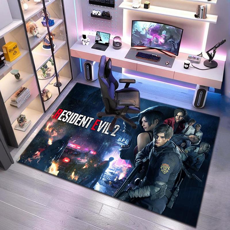 Научно-фантастическая игра Resident Evil, Корпорация Umbrella, мягкий ковер, домашняя гостиная, подкладка под офисное кресло, коврик для двери, коврик для двери U4