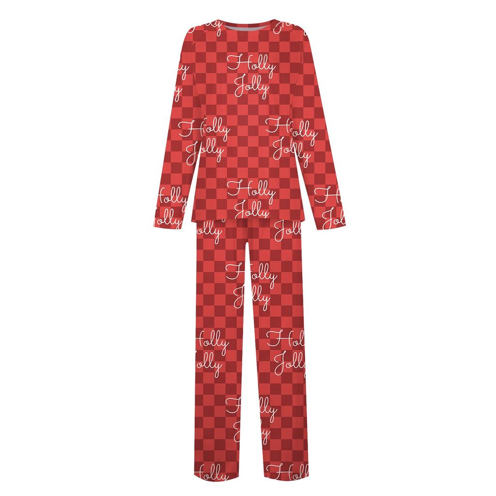 Рождественский комплект для семьи, родителей и детей, предметы интерьера, рождественская пижама, комплект из двух предметов