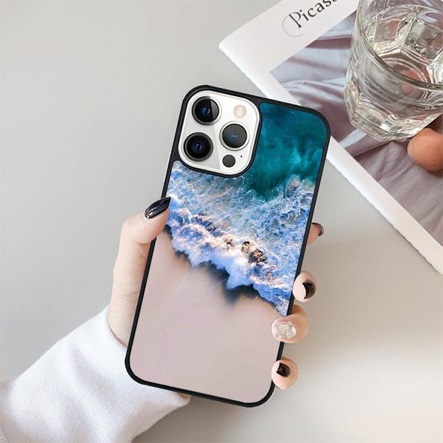 Волны Морская вода Ракушка Для iPhone 17 Air 15 16 14 13 12 Pro Max 11 Pro Max Plus Чехол для телефона