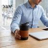 Commuter Cup Holder PU Leather with Handle, Portable Adjustable Coffee Sleeve, Wear-resistant Milk Tea Carrier for Travel And Commuting Reusable