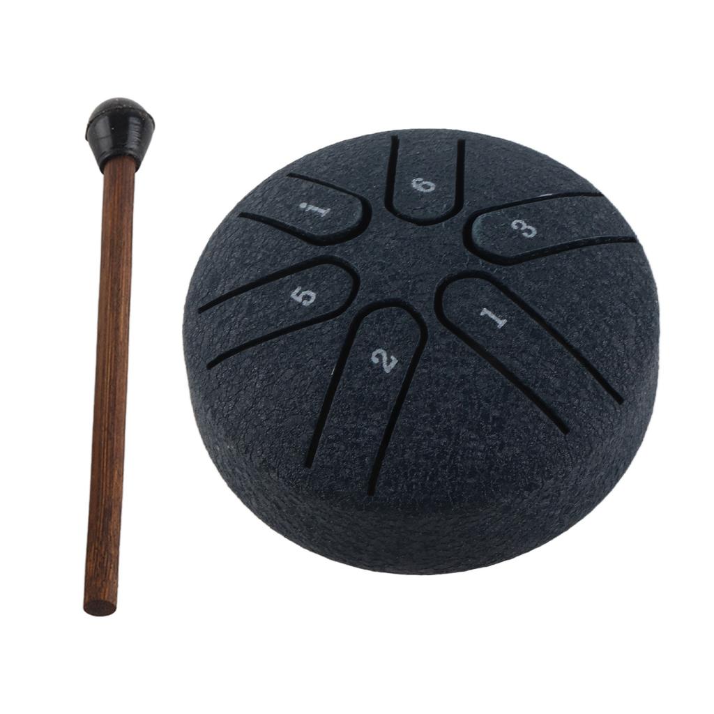 Handpan Drum Professional Mini 6 Note Worry Free Tongue Drum перкуссионный инструмент с барабанными палочками