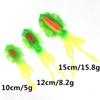 1Pcs 5 Color 10/12/15cm Fishing Tackle Fishing Lure Artificial Lures Squid Baits Soft Bait