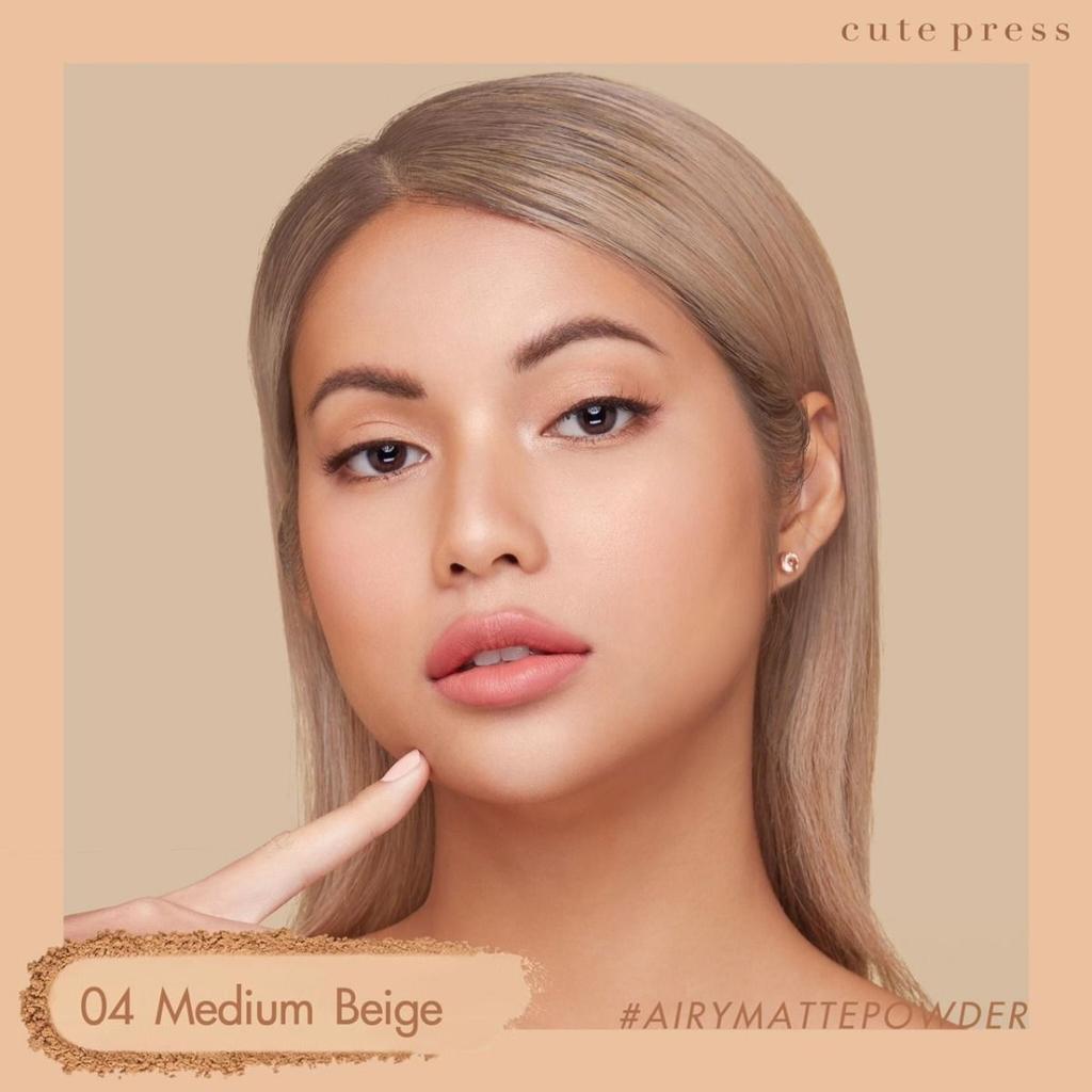 Cute Press 1-2 Beautiful Airy Matte Foundation Powder SPF 30 PA+++ 13 г. - Тайский косметический макияж