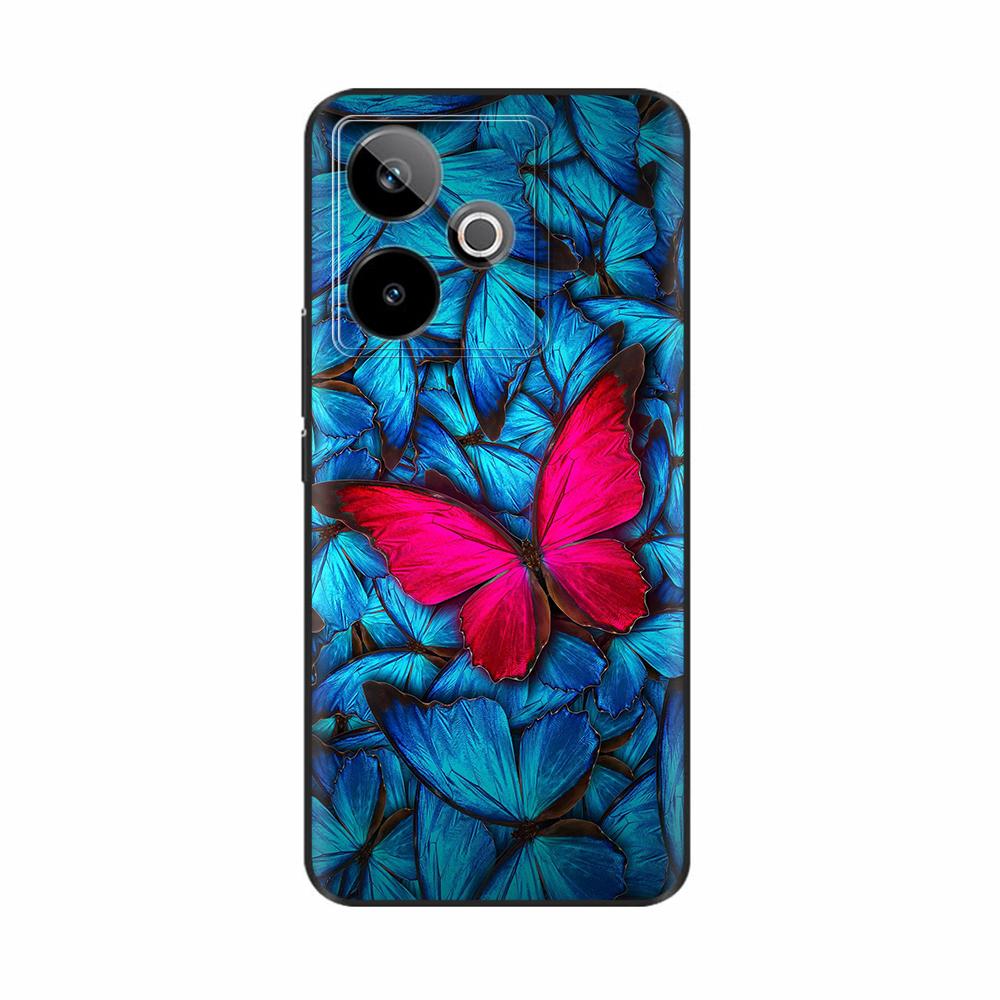 Чехол для Realme GT7 GT 7T RMX5061 Чехол с рисунком кошки Мягкий силиконовый чехол для телефона Для Realme GT 7T GT7 Pro RealmeGT 7 Pro Fundas Etui