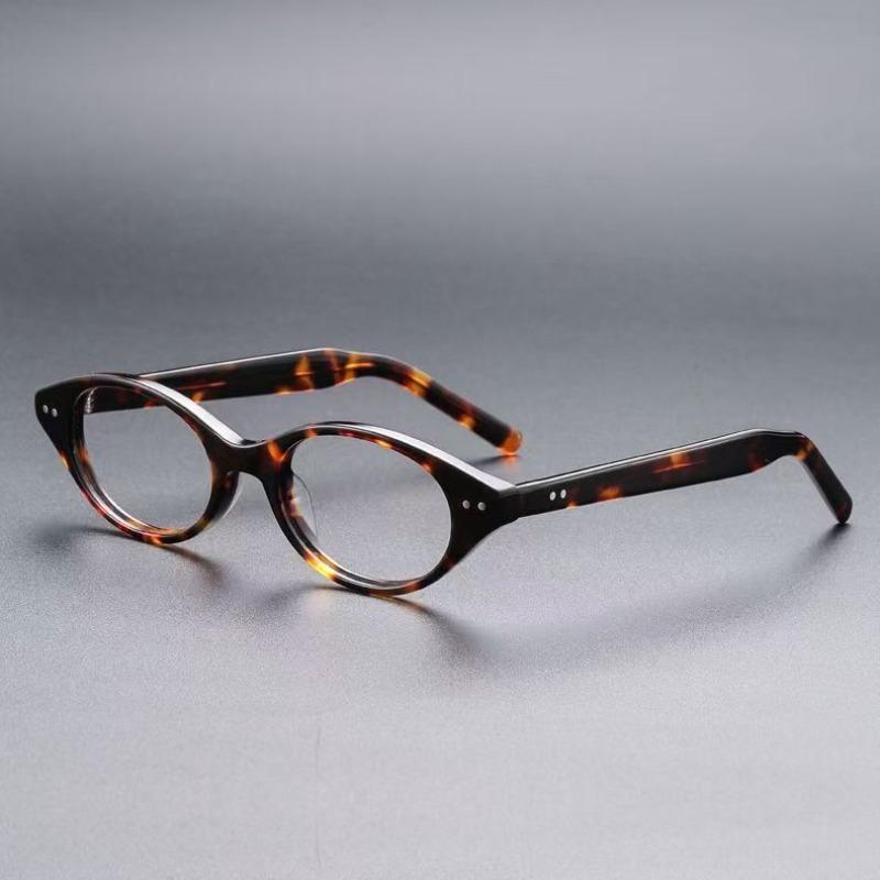 Vintage Little Cat Eye Glasses Women Retro Anti-Blue Light Eyeglasses Black Computer Spectacle Oval Eyewears Goggles