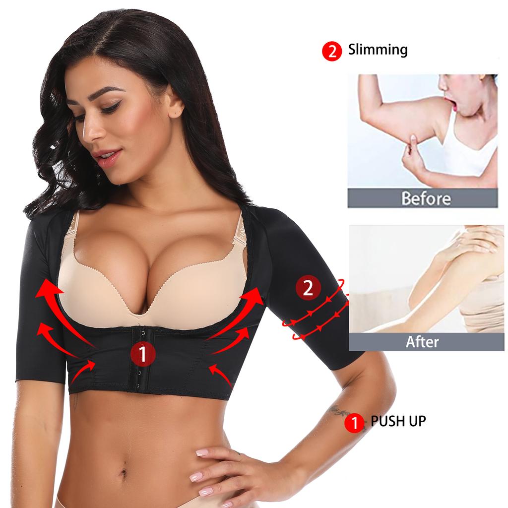Корсет шейпер с рукавами для подтягивания рук и осанки