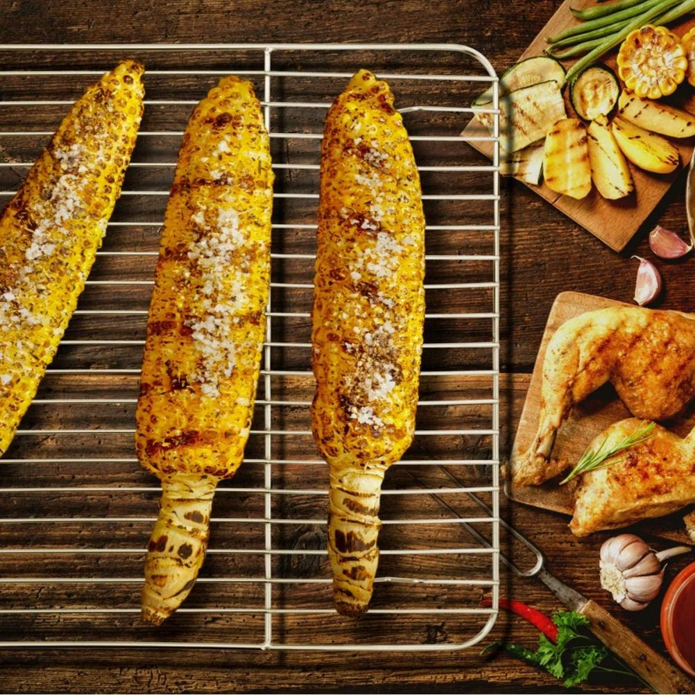 Кухонные решетки для барбекю, решетки для охлаждения, сетчатая сетка из нержавеющей стали, проволочная сетка для приготовления пищи, жарки, сушки
