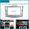 10 Inch Car Frame Fascia Adapter Android Radio Dash Fitting Panel Kit For Volkswagen Magotan CC Passat B6 B7 2007-2015